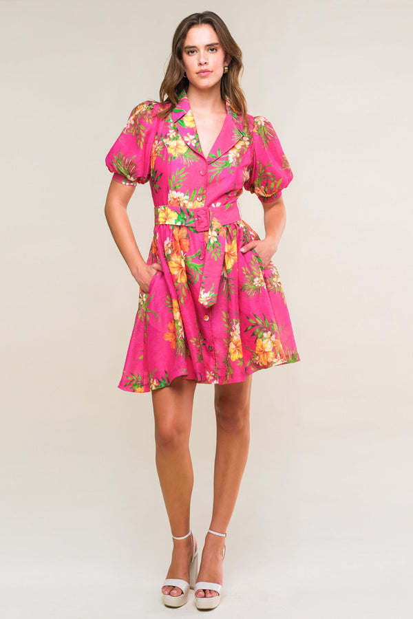 remarkable-entrance-woven-mini-dress Flying Tomato-Sophia's StyleDRESSES-1
